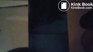 Pooping In Blue Container