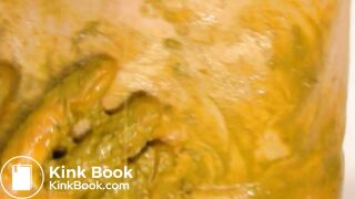 Shit and Sperm - 10 min smearing shit