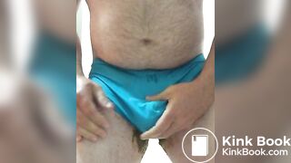 shit in shorts and jack off