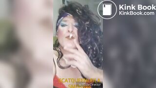 Scatqueenleila scat smoking
