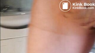 Einlauf enema in Nylon und piss