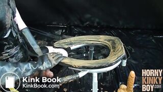 Erotic Foot and Scat Play with Rim Chair
