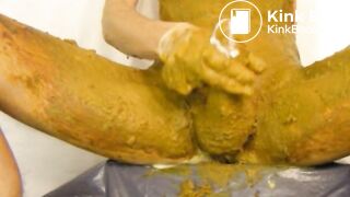 Shit-Yoghurt-Enema 12min Scat Smearing Extreme