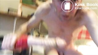 9" Dildo on Drill AssMouth