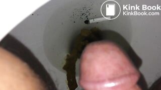 Pooping in the toilet