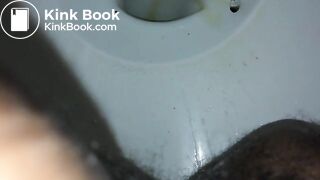 Pooping in the toilet