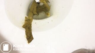 Pooping in the toilet
