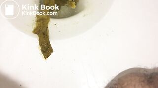 Pooping in the toilet