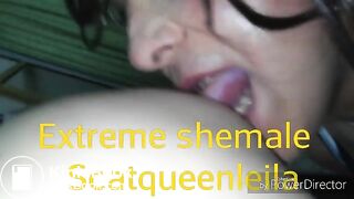Scatqueenleila licking ashole