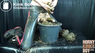 Farm Sex at Home with a Bucket of Horse Dung