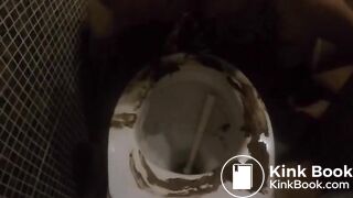 housbands at the toilet