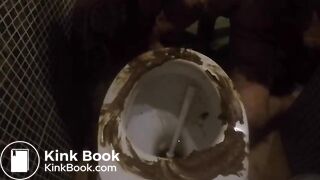 housbands at the toilet