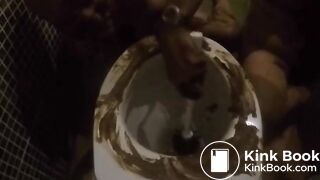 housbands at the toilet