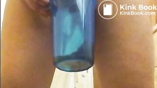 Poop In Blue Container on 552018