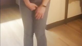 Pee Desperation and Jeans Wetting