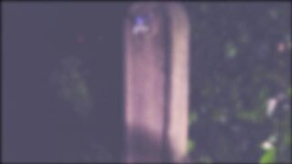 She loves pissing in the garden at night