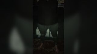 Wife wet her pull-up,tore it off for creampie