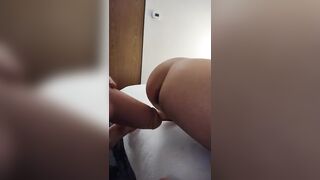 Massive xxl Boss Hogg dildo doggy style stretching my pussy open so wide. Mr hankeys toys