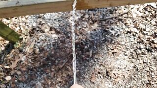 pissing at the park