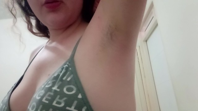 My boss asked me for a video of my hairy armpits - pinay