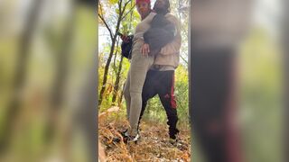 Quickie in the woods