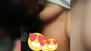 PETITE PRETTY NIPPLE EBONY WAS SURPRISED GORILLA PUNCHER COULD GET HER WHOLE TITTY IN HIS MOUTH!!!!