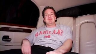 Dick sucking teen rides a second cock