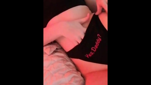 bitch got horny on the bed