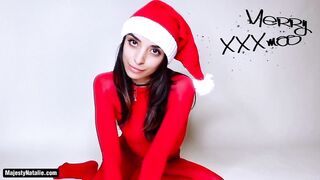 GOON FUEL! Red Body Stocking Petite Teen Worship! KINKS: Humiliation, FemdomPOV, Gooning, Edging JOI
