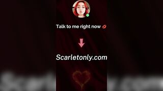 Teasing my Pussy in my red heels for you