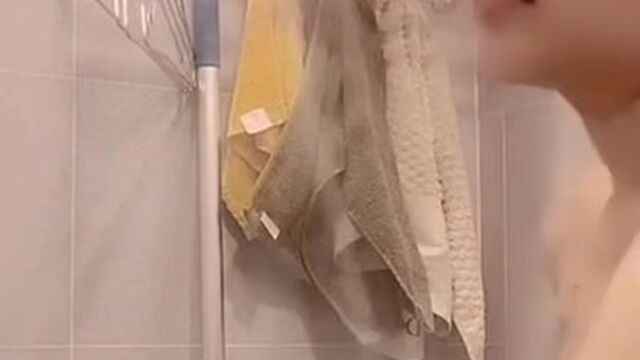 Vietnamese taking shower on cam