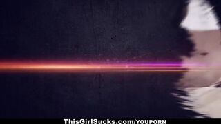 Thisgirlsucks - Latina Strokes And Sucks Cock Like A Champ (Kathy Restrepo)