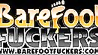 BARE FOOT FUCKERS - Alena Nagel Kicks It Off With Foot Fetish And BJs
