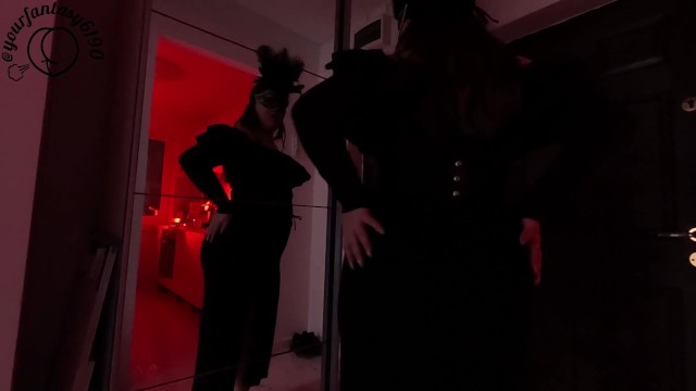 Carnival mask mistress mirror farts (full video on my official site)