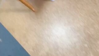 Uncensored My cute gf who couldn't stand it because she was frustrated and started masturbating by rubbing her
