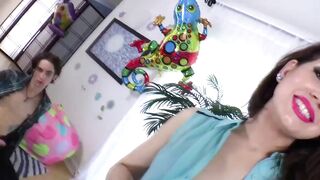 Fetish Girl Rimjob Suck A Lucky Guy