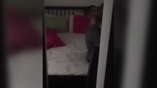 Spanish chick seduced to fuck after party, hard sex with loud moaning