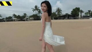 Young asian college girls footjob and blowjob well (Airi Mashiro, Natsuki Yokoyama)