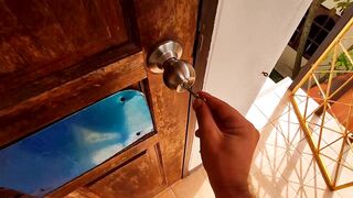 anal creampie while she rests pov