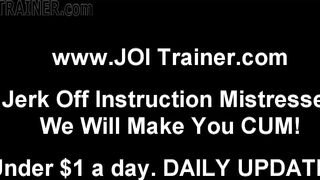 Jerking Instruction And JOI Femdom Training
