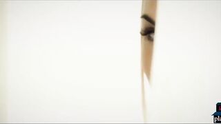 Perfect big boobs teen blonde masturbates her pussy
