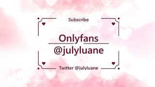 Butterfly Labia Stretching on a Monster Dildo / Subscribe OF @julyluane