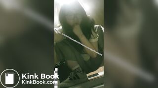 Beautiful women pooping in the toilet 5