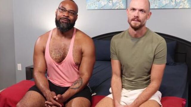 Interracial hardcore sex of Ray Diesel and Jake Lawrence