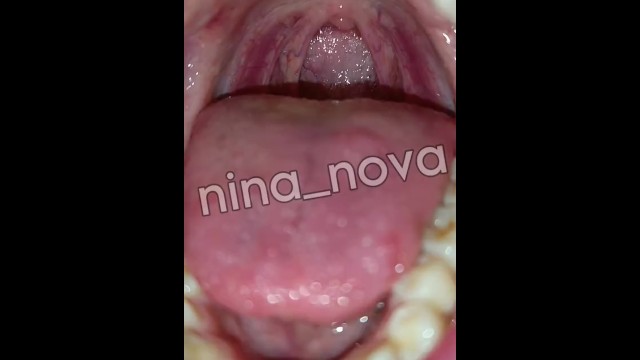 Tongue mouth uvula fetish