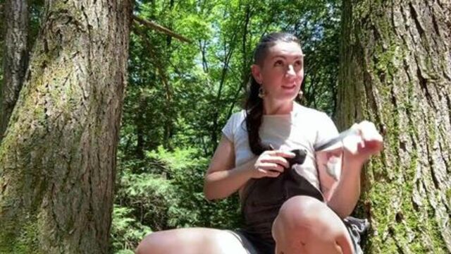 preview sneaky solo natural body masturbation in the woods (Verified Amateurs)