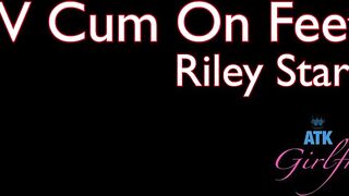 ATK Girlfriends - Riley makes you cum on her feet. (Riley Star)