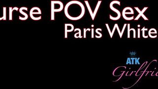 ATK Girlfriends - Paris is a perfect slutty nurse. (Paris White)