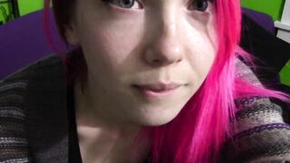 Cute Alt Girl Slow Self Foot Suck