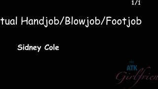 Sweetie Gives Handjob And Footjob - Sydney Cole